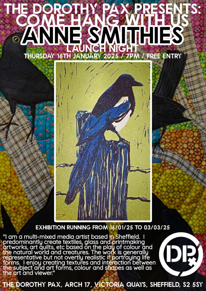 Jan 25 Solo Exhibition - The Dorothy Pax Sheffield