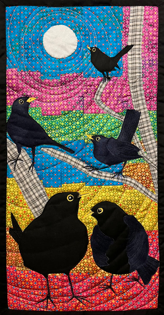 Blackbirds Wall Hanging