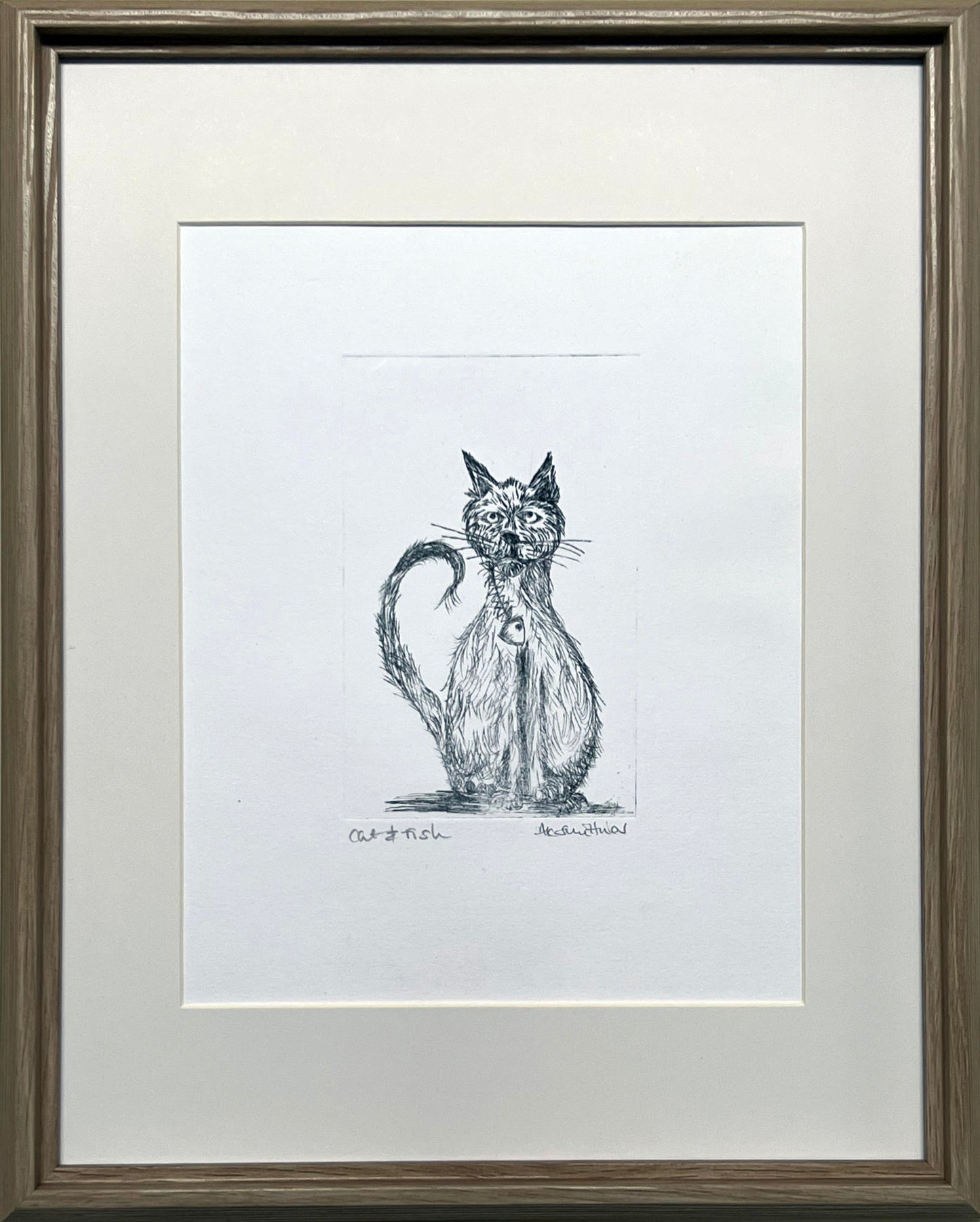 Cat with Fish