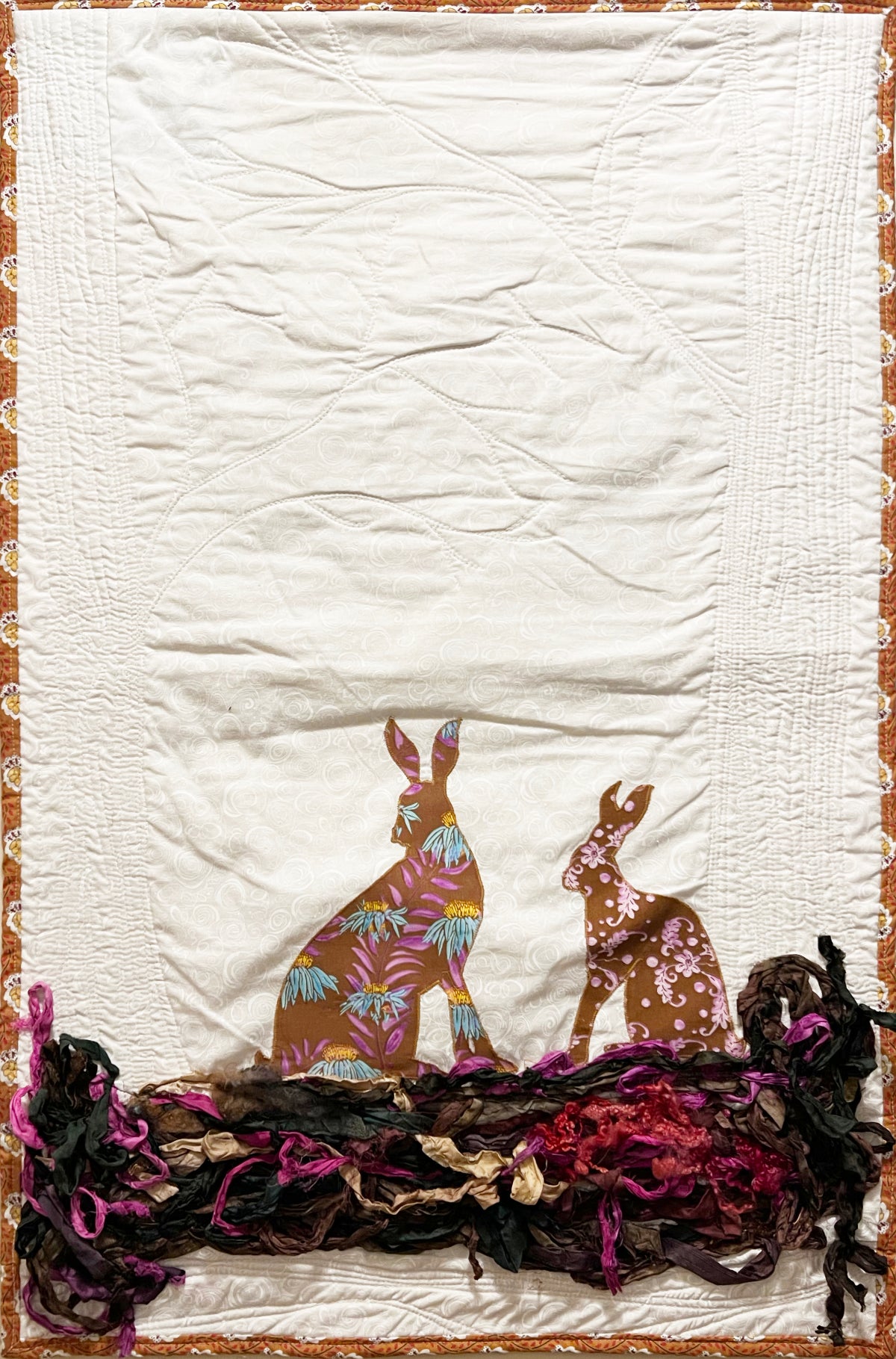 Hares in the Woods Wall Hanging