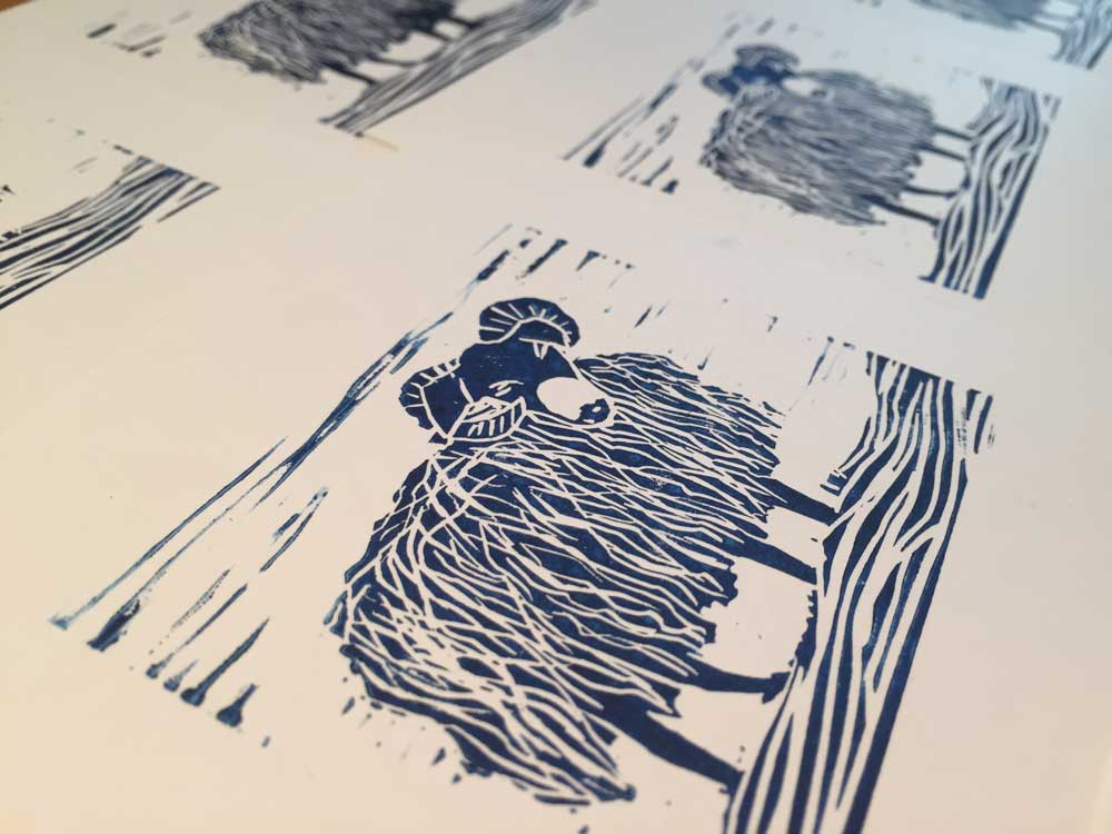 Christmas Linocut Workshop - Sat 21st Dec