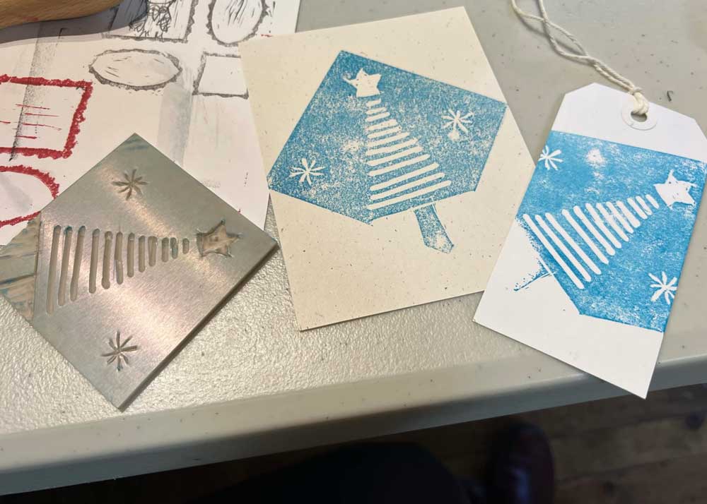 Christmas Linocut Workshop - Sat 21st Dec