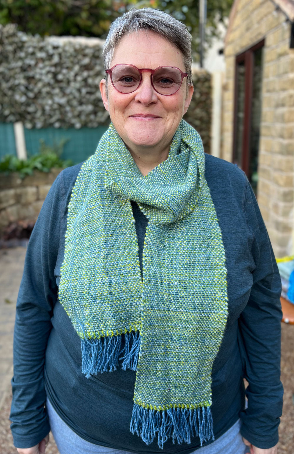 Peppermint Green Woven Scarf