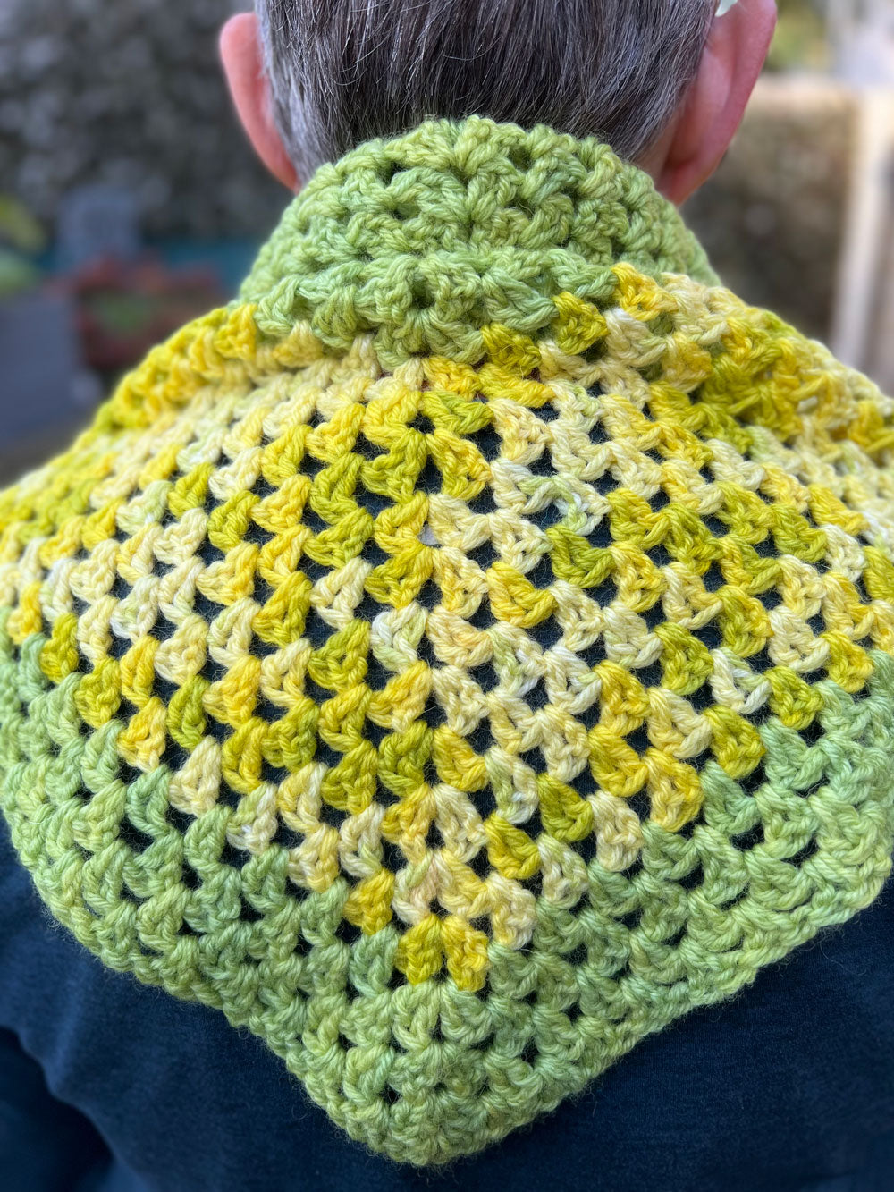 Primrose ‘Louisa’ Crochet Triangular Scarf